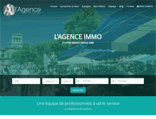 Tablet Screenshot of lagence-immobilier.com